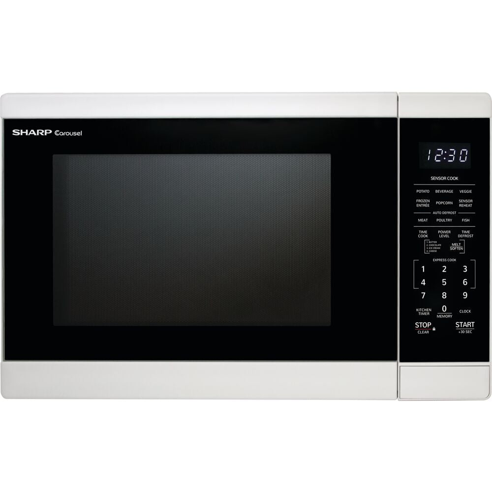 Sharp - 1.4 CF Countertop Microwave OvenMicrowaves - ZSMC1461HW Sharp - 1.4 CF Countertop Microwave OvenMicrowaves - ZSMC1461HW