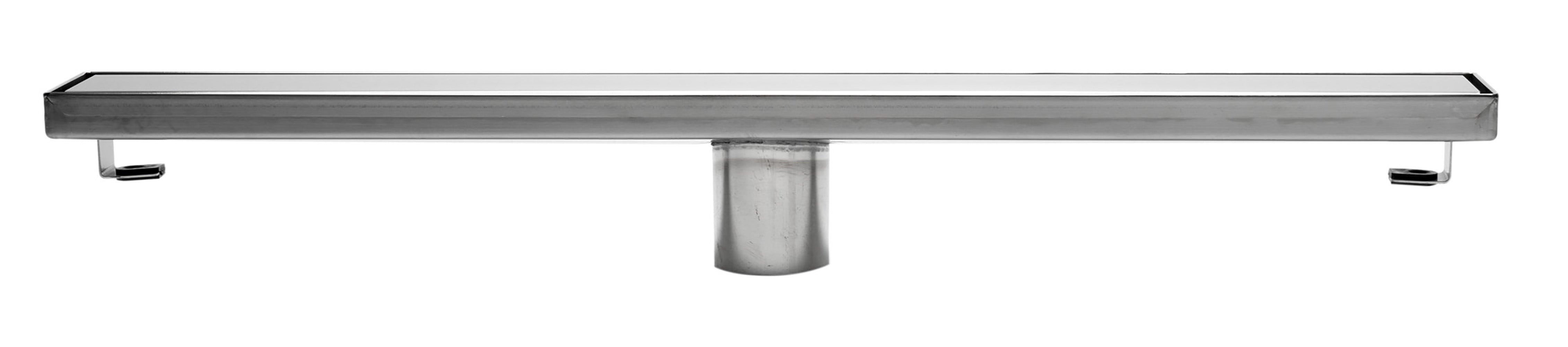 ALFI Brand - 24" Modern Polished Stainless Steel Linear Shower Drain with Solid Cover | ABLD24B-PSS ALFI Brand - 24" Modern Polished Stainless Steel Linear Shower Drain with Solid Cover | ABLD24B-PSS