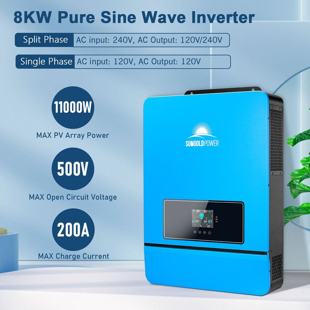 SunGold Power - 8KW 48V Split Phase Solar Inverter