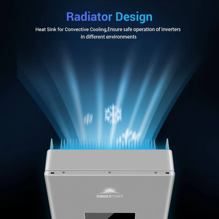 SunGold Power - High Voltage 11.4KW Hybrid Split Phase Inverter with APS Transmitter - SG11.4KHB-HV