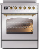 ILVE - 30" Nostalgie II Series Freestanding Electric Induction Range