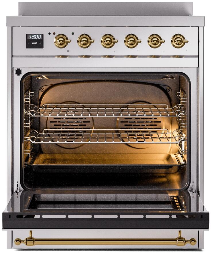 ILVE - 30" Nostalgie II Series Freestanding Electric Induction Range