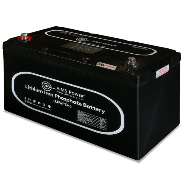 Aims Power - Lithium Battery 104Ah with Wake Up, Heater & BT Monitoring 12V LiFePO4