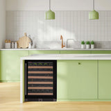 Allavino - Reserva Series 50 Bottle Single Zone Built-in Luxury Wine Refrigerator with Black Glass Door