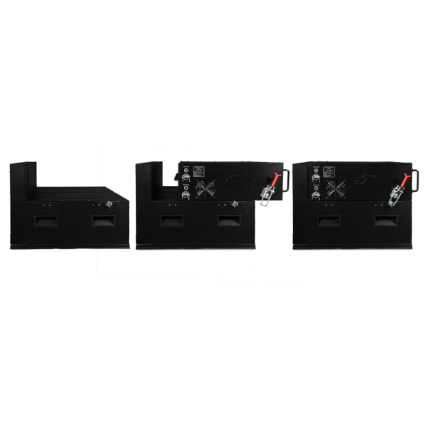 Aims Power - All in One Solar Battery Power Box – Heavy Duty Industrial Grade 5.12kWh Battery 3kW Pure Sine Inverter Charger 1400 Watt Solar Input