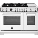 Bertazzoni - Professional Series 48 Inch Freestanding Gas Range with 6 Sealed Burners, 7.1 cu. ft. Total Capacity
