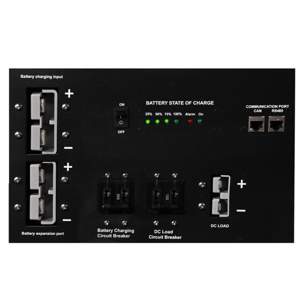 Aims Power - All in One Solar Battery Power Box – Heavy Duty Industrial Grade 5.12kWh Battery 3kW Pure Sine Inverter Charger 1400 Watt Solar Input