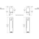 Bertazzoni - 18 Inch Panel-Ready Built-In Freezer Column with 8.22 cu. ft. Capacity