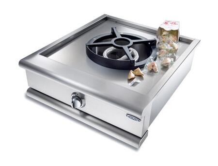 Capital Cooking - 24" Capital Wok Rangetop - 30K Natural Gas/ 25k LP BTU Sealed Burner - For Indoor Use - GRT24WK