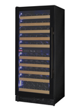 Allavino - Reserva Series 119 Bottle 55" Tall Dual Zone Black Glass Wine Refrigerator
