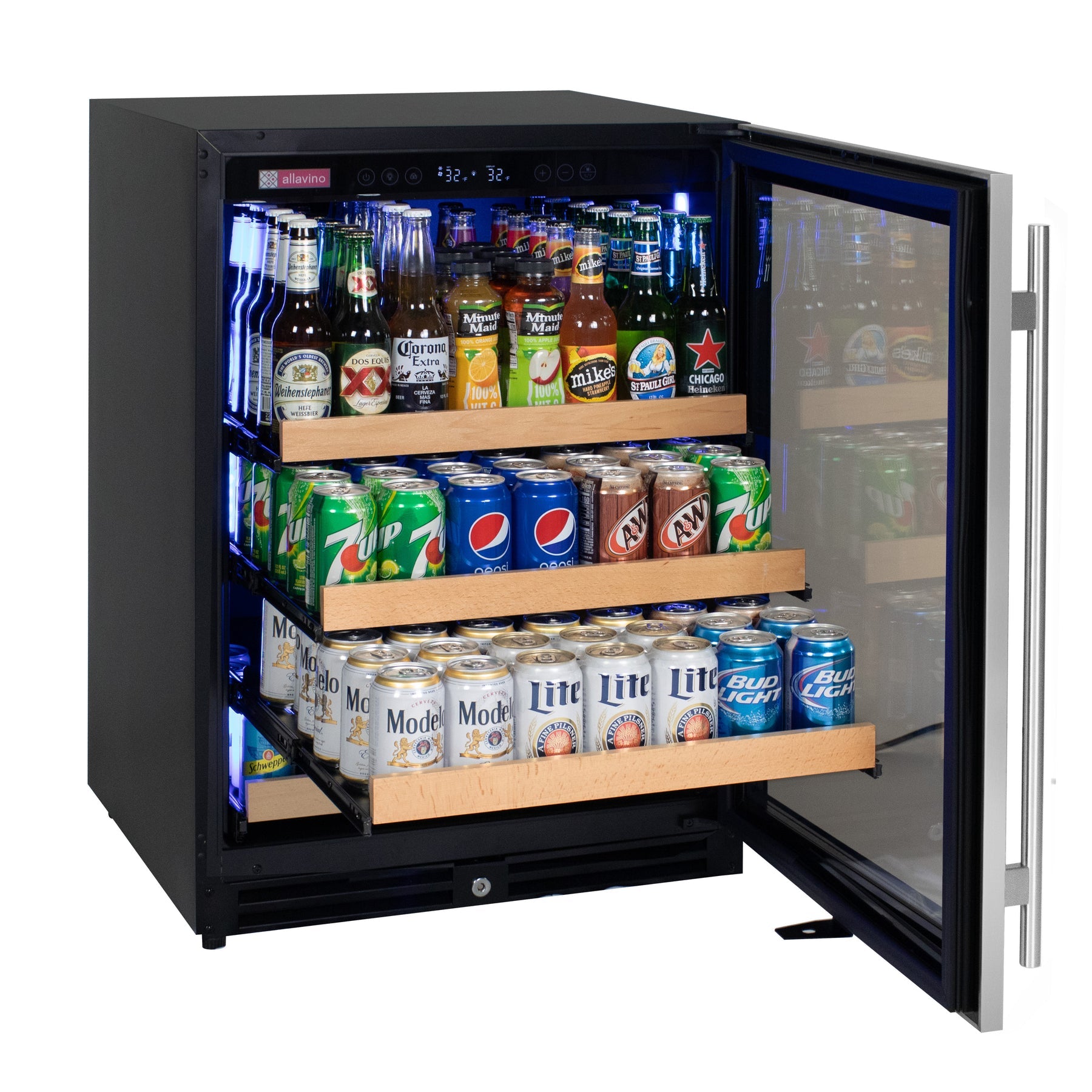 Allavino - 24" Wide Reserva Series Stainless Steel Beverage Center