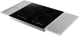 Sharp - 24 in. Induction Cooktop with Side Accessories - SCH2443GB