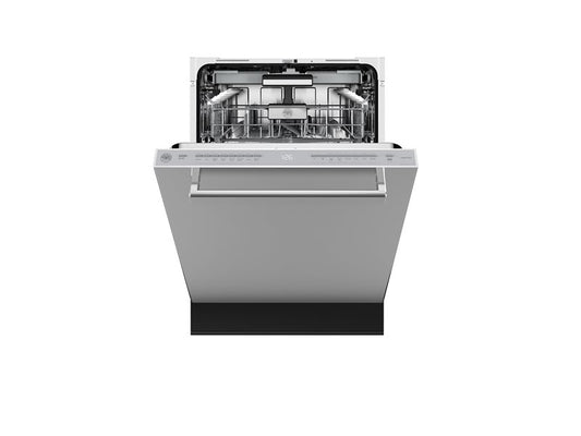 Bertazzoni - 24 inch Dishwasher Tall Tub with Stainless Steel Panel and Bar Handle - DW24T3IXT