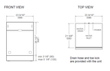 Bertazzoni - 24" Dishwasher Standard Tub Panel Ready - DW24S3IPV