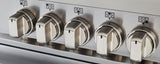 Bertazzoni - 36 inch Induction Range, 5 Heating Zones, Electric Oven - MAS365INMXV