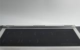 Bertazzoni - 36 inch Induction Range, 6 Heating Zones and Cast Iron Griddle, Electric Self-Clean Oven - HER365ICFEPXT