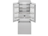 Bertazzoni - Professional Series 36 inch built-in French Door Refrigerator with ice maker and internal water dispenser - REF36FDBZPNV/24