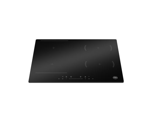 Bertazzoni - 24" Professional Series Induction Cooktop with 4 Induction Heat Zones and Slide Control - Black Glass - PE244INDXV
