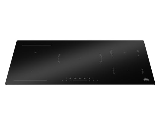 Bertazzoni - 36" Professional Series Induction Cooktop with 5 Induction Heat Zones and Slide Control - Black Glass - PE365INDXV