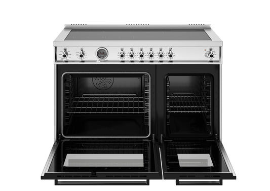 Bertazonni - 48" Induction Range with 6 Heating Zones Professional Series - PRO486IGFEPXT