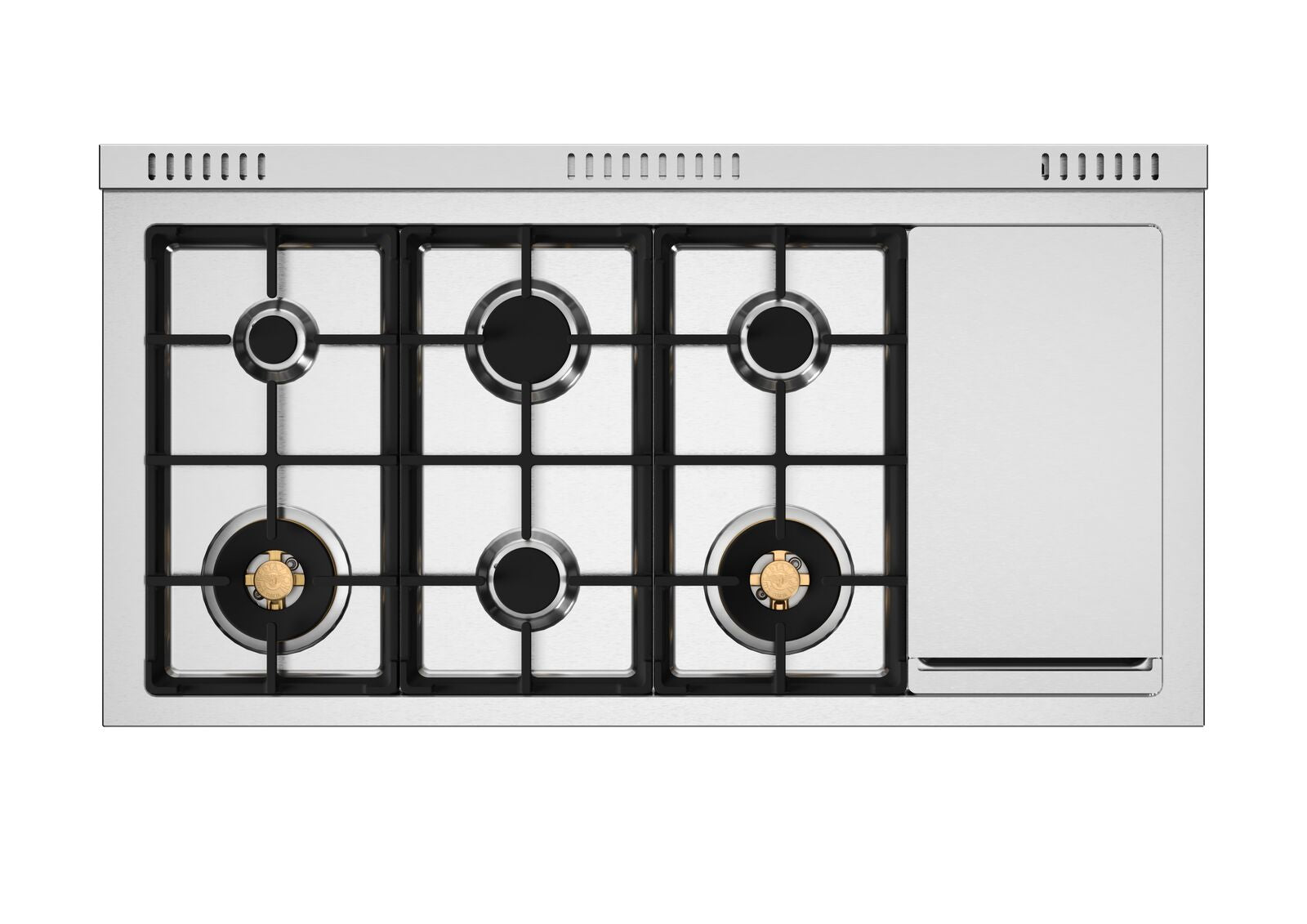 Bertazzoni - Professional Series 48 Inch Freestanding Gas Range with 6 Sealed Burners, 7.1 cu. ft. Total Capacity