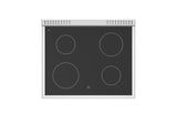 Bertazonni - 30" Electric Range with 4 Ceran Heating Zones Professional Series - Stainless Steel - PRO304CEMXV