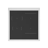 Bertazzoni - Master Series 24 Inch Freestanding Induction Range with 4 Elements - MAS244IFEMXB
