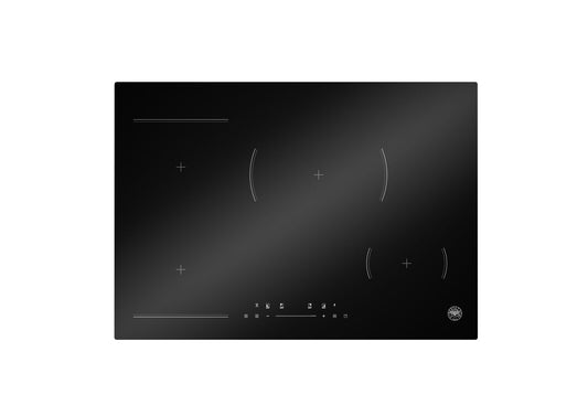 Bertazzoni - 30" Professional Series Induction Cooktop with 4 Induction Heat Zones and Slide Control - Black Glass - PE304INDXV
