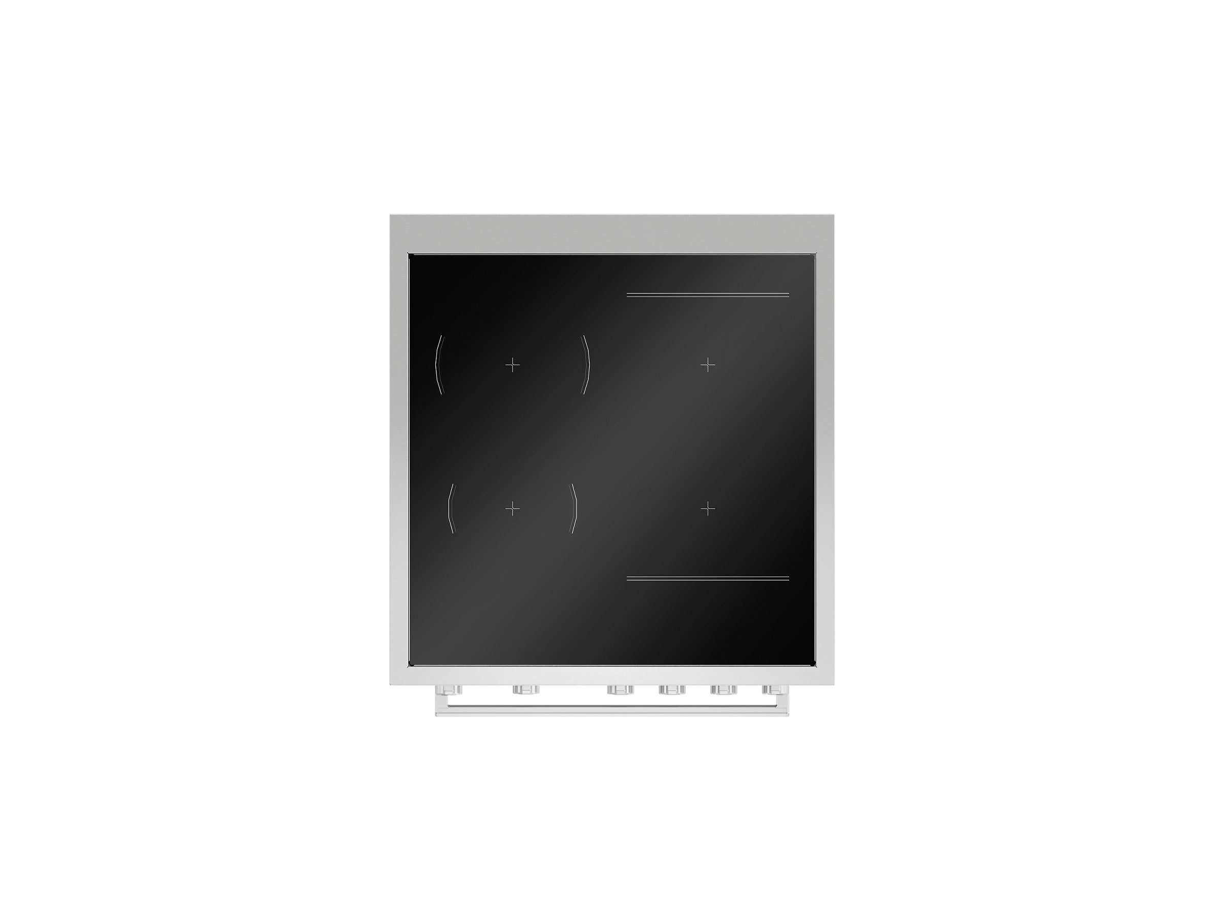 Bertazzoni - 24 inch Induction Range, 4 Heating Zones, Electric Oven - PRO244IFEMXB