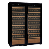 Allavino - 29" Wide 248 Bottle Single Zone Black Glass Wine Refrigerator with Display Shelving