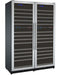Allavino - 47" Wide FlexCount II Tru-Vino 344 Bottle Four-Zone Stainless Steel Side-by-Side Wine Refrigerator - BF 2X-VSWR172-2S20