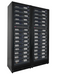 Allavino - Reserva Series 134 Bottle 71" Tall Four Zone Black Side-by-Side Shallow Wine Refrigerator Console - BF 2X-VSW6771D-2B