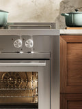 ILVE - 60" Pro Plus II Series Freestanding Dual Fuel Range - Double Oven - Viewing Window(s) - Griddle, Coup de Feu,- Natural Gas