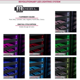 Allavino - Reserva Series 100 Bottle 34" Tall Dual Zone Black Stainless Steel Side-by-Side Wine Cooler Refrigerator