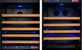 Allavino - 47" Wide FlexCount II Tru-Vino 349 Bottle Three Zone Side-by-Side Wine Refrigerator - BF 3Z-VSWR7772-B20