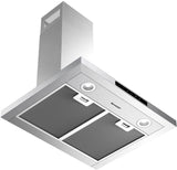 Sharp - 24 in. Wall Mount Chimney Range Hood - SHC2432FS