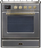 ILVE - 30" Magestic II Series Freestanding Dual Fuel Range - Glass Door(s)- Liquid Propane