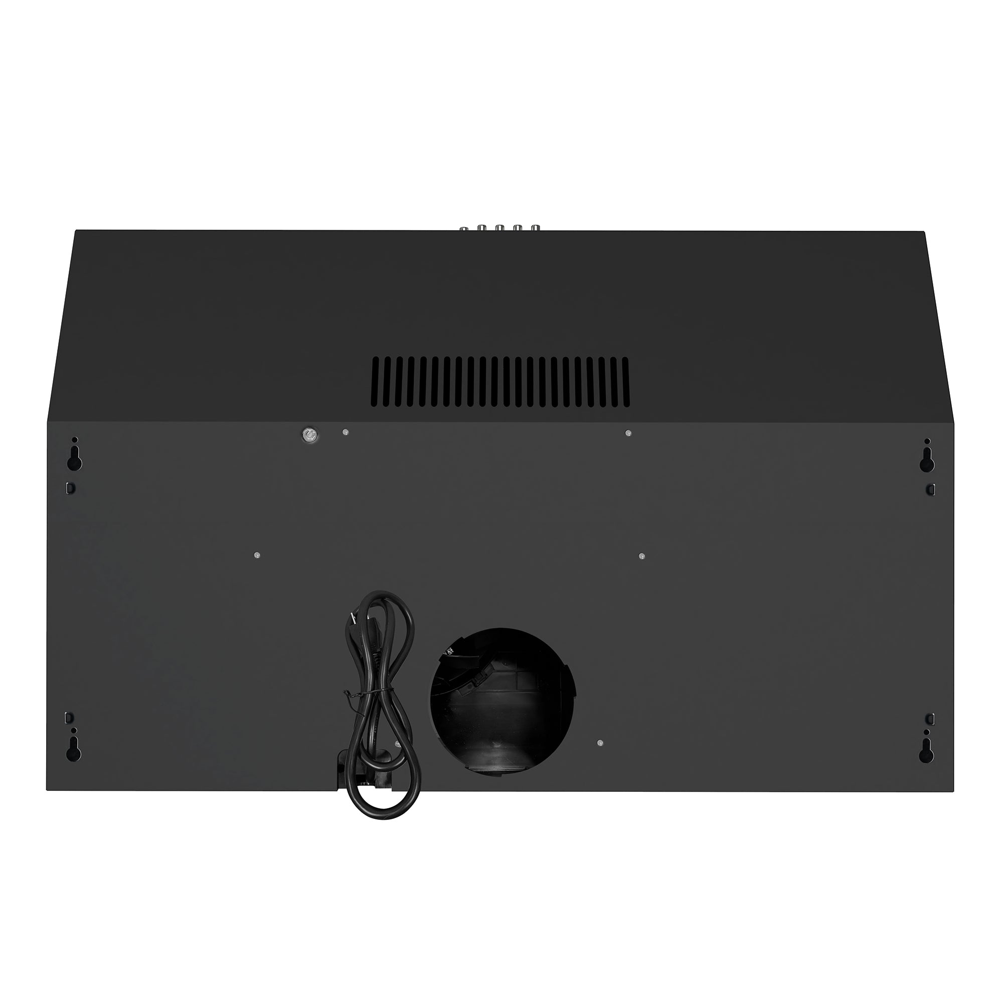 Cosmo - 30″ Matte Black Under Cabinet Range Hood with Aluminum Mesh Filters - COS-5U30-BK