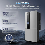SunGold Power - 7.6KW Hybrid Inverter 48V Split Phase - SGN7.6K1HB-48