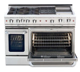 Capital Cooking - 48" Capital Culinarian Range - Self Clean - 25K BTU - 8 Open Burners, 1 8K BTU Small Pan Burner - CGSR488