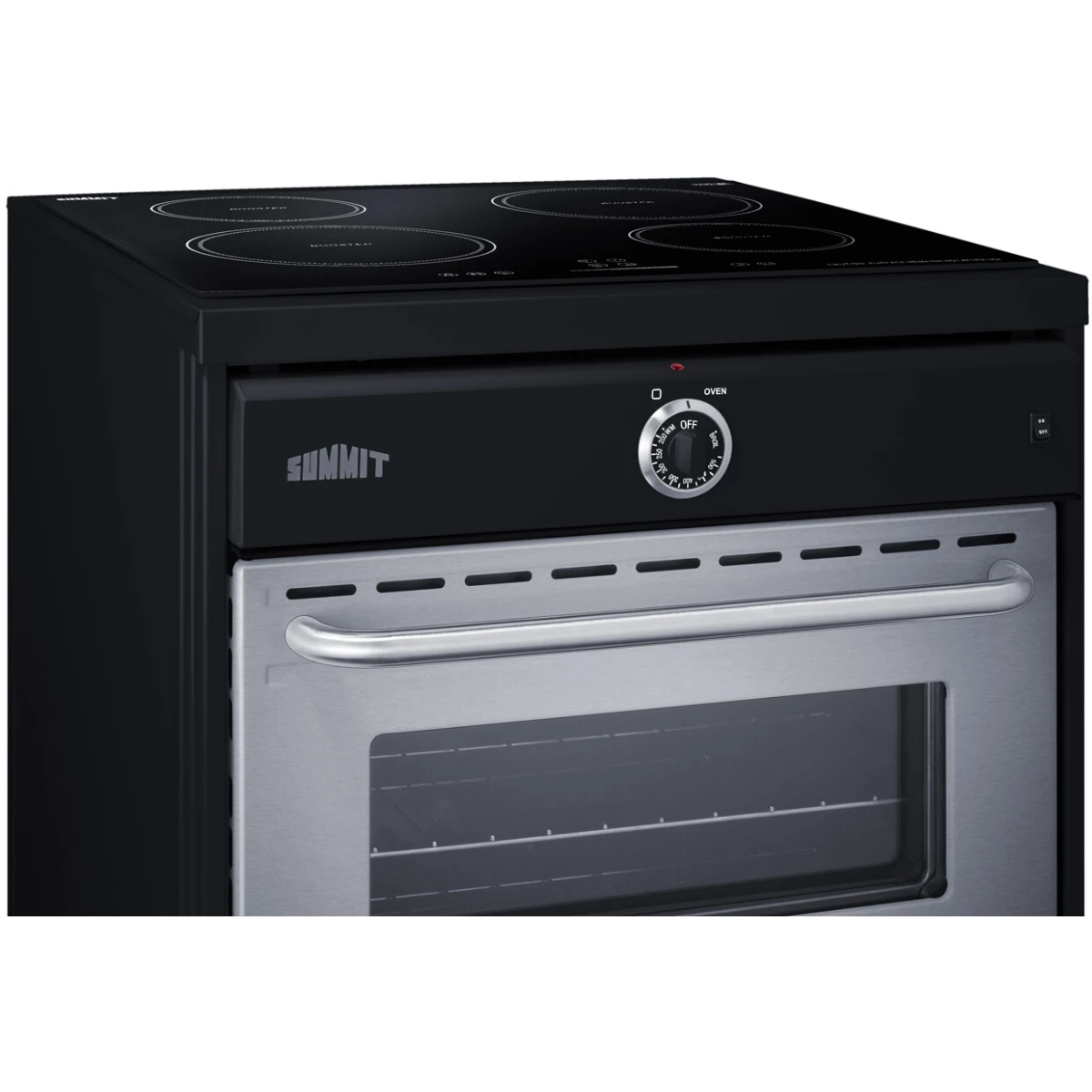 Summit - 24" wide induction range in stainless steel - TEM665BW