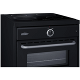 Summit - 24" wide induction range in black - TEM665CW
