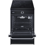 Summit - 24" wide induction range in black - TEM665CW