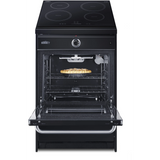 Summit - 24" wide induction range in black - TEM665CW