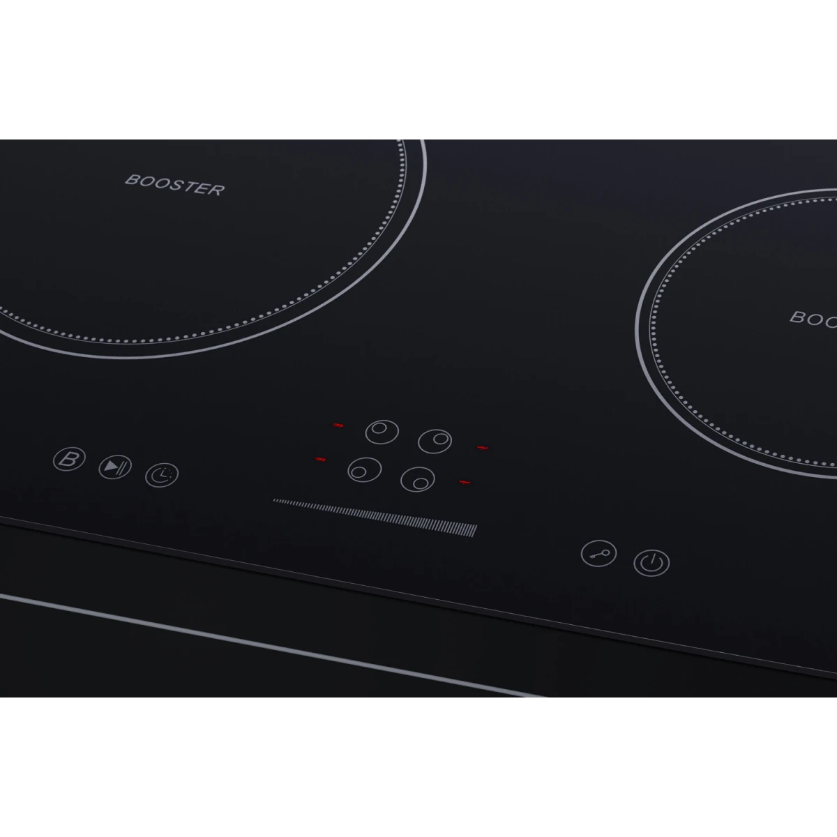 Summit - 24" wide induction range in black - TEM665CW