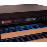 Allavino - Reserva Series 50 Bottle Single Zone Built-in Luxury Wine Refrigerator with Black Glass Door