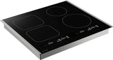 Sharp - 24 in. Induction Cooktop with Side Accessories - SCH2443GB