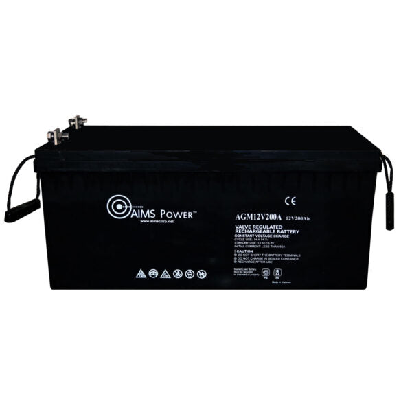 Aims Power - KIT Hybrid Pure Sine Inverter Charger, Battery Bank & Solar Panels 4.6 kW Inverter Output | 28,800 Watt Hour Battery Bank | 4620 Watt Solar Panels