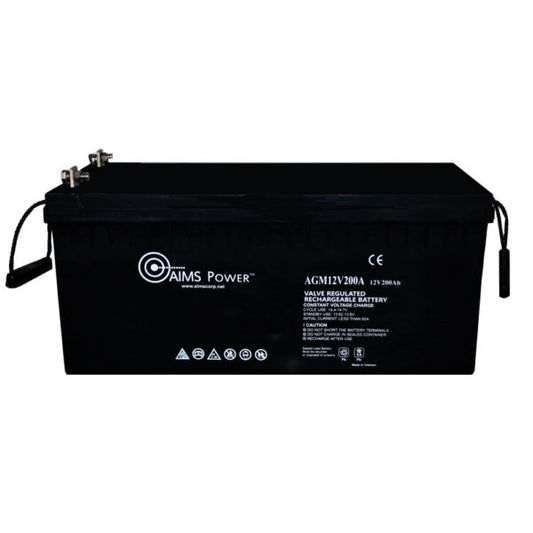 Aims Power - KIT Hybrid Pure Sine Inverter Charger & Battery Bank 4.6 kW Inverter Output | 28,800 Watt Hour Battery Bank