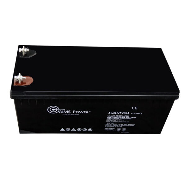 Aims Power - KIT Hybrid Pure Sine Inverter Charger, Battery Bank & Solar Panels 4.6 kW Inverter Output | 28,800 Watt Hour Battery Bank | 4620 Watt Solar Panels